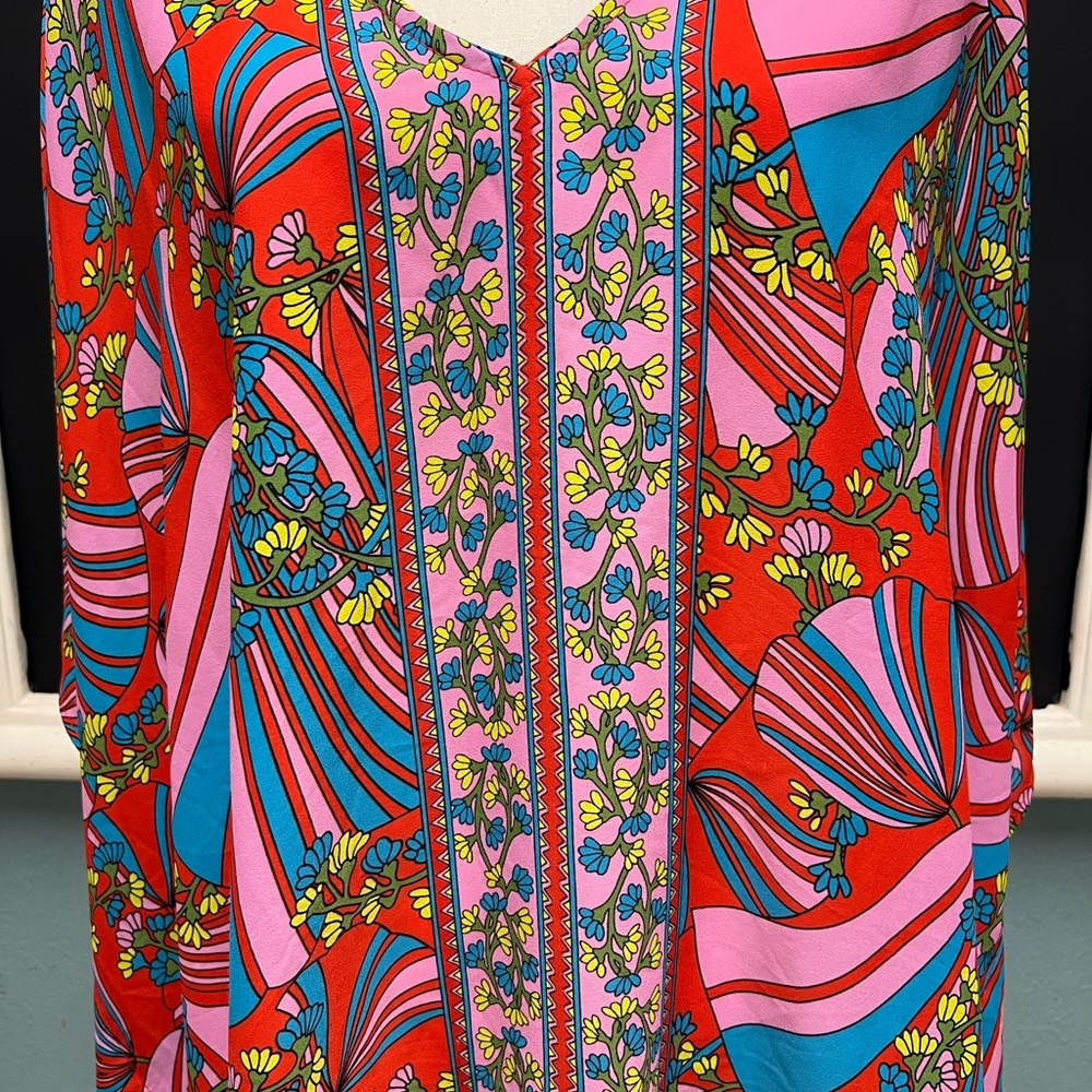 Show me your MUMU  boho Floral Tunic Top - Picture 3 of 6